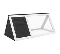 Animal Rabbit Cage Wood Bunny Run Hutch Pet Shelter House Multi Colours vidaXL
