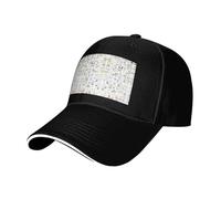 Animal Rabbit Fox Dee Print Baseball Cap Golf Dad Hat Adjustable Original Classic Cap Casquette,Outdoor Sports Casual Wear Black