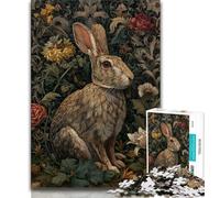 Animal Rabbit Jigsaws Puzzles 1000 Pieces for Teenagers Gifts,for Educational Game Challenge Toy Unique Home Decor And Gifts 75x50cm