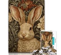 Animal Rabbit Jigsaws Puzzles 1000 Pieces for Teenagers Gifts,Toys Educational Games Stress Relieving Great Gifts And Toys 38x26cm