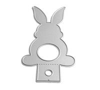 Animal Rabbits Shape Die Cut Metal Embossing Templates Carbon Steel Cutting Dies for Card Making Scrapbooking Packaging