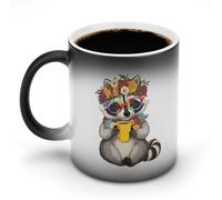 Animal Raccoon Coffee Magic Coffee Mug Color Changing Cup