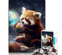 Animal Red Panda Jigsaws 1000 Pieces for Teenagers,Educational Games Home Decoration Deal As Gifts for The Whole Family (50x75cm)