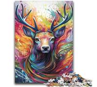 Animal Reindeer Puzzles for Teenagers 2000 Pieces,Help The Brain Exercise Addictive Toys to Cultivate Patience Great Gift (70X100cm)