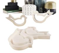 Animal Resin Molds | Craft Hollow Bird Shaped Plaster Centrepiece For Crafts, Epoxy Resin Molds | For Party Decoration, Dinner Table, Home, Room,