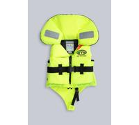 Animal Retro-Reflective Patches Adjustable Waist Split Front Lifejacket in Bright Yellow | Size: XS Animal Bright Yellow XS