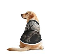 Animal Rhino Print Dog Shirts for Pet, Soft Breathable Vest Lightweight Stretchy Pet T-Shirt for Medium Dog