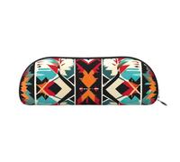 Animal Rhino Print Receive Bag Makeup Bag Cosmetic Bags Travel Storage Bag Toiletry Receive Bags Pencil Case Pencil Bag, Native American Pattern1, One Size