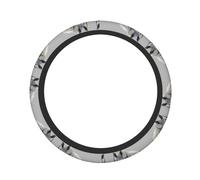 Animal Rhino Print Stylish Steering Wheel Cover Non-Slip Functionality Vehicles Interior Accessory