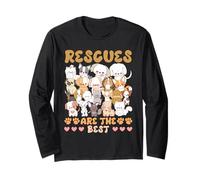 Animal rights activists RESCUES ARE THE BEST welfare Long Sleeve T-Shirt