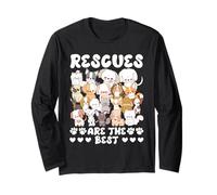 Animal rights activists RESCUES ARE THE BEST welfare Long Sleeve T-Shirt