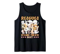Animal rights activists RESCUES ARE THE BEST welfare Tank Top