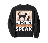 Animal Rights PROTECT THOSE WHO CAN'T SPEAK Animal Welfare Sweatshirt