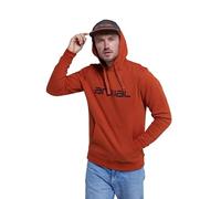 Animal Rocky Mens Hoodie - Stretch Cuffs, Post-Surf Layer & Kangaroo Pocket - Best for Spring Summer, Skiing, Sports & Walking Orange XL