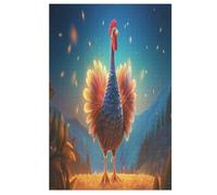 Animal Rooster 1000 Pieces Jigsaw Puzzles For Adults Suitable For Children 12 And Up Wooden Puzzle 78×53cm