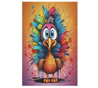 Animal Rooster Puzzles 1000 Pieces Wooden Jigsaw Puzzle for Adults Brain Exercise Challenge Game Gift for Kids Children Jigsaws 78×53cm