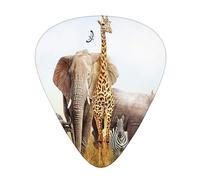 Animal Safari Guitar Paddle 12 Pack Guitar Pickup Suitable For Playing Acoustic Guitars, Electric Guitars, Etc.