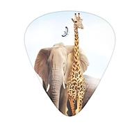Animal Safari &Guitar Picks Pack Of 12,Comfortable Feel, Smooth Edges, Abrasion,Suitable For Guitar, Ukulele, Etc.