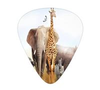 Animal Safari Guitar Plectrums 12 Pieces For Ukulele Bass Instrument Accessories