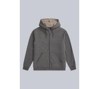 Animal Samuel Mens Hoodie - Sherpa Lined Sweatshirt with Adjustable Hood & Kangaroo Pocket - Autumn Winter Outdoors, Holiday, Walking, Hiking Dark Khaki XL