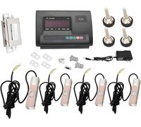 Animal Scale Platform with High Precision Indicator, Leveling Feet, and Dual Power Supply for Livestock Weighing of Cattle, Hogs, Pigs, and Sheep