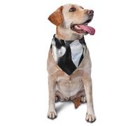 Animal Schnauzer Dog Dog Bandana Pet Scarf Accessories for Small Medium Dogs Cats Photo Prop, Triangle Pet Bandanas Adjustable Puppy Bib Washable Dog Kerchief Puppy Neckerchief