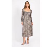 Animal Sequin Print Midaxi Dress Little Mistress Multi 10