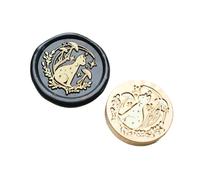 Animal Series Waxed Seal Stamp Lovely Bear Sealing Waxed Stamp For Invitation Envelopes Cards Photo Letter Decoration Brass Head Sealing Animal Series Wax Seal For Card Photo Album