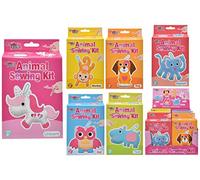 Animal Sewing Kit - Unicorn Owl Monkey Elephant Dog Hippo Boxed Age 6+ (owl)