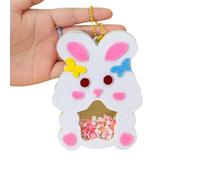 Animal Shaker Pendant Craft Toys Non-woven Handmade Keychain Decoration Family Activity Game Educational Craft Toys for Toddlers