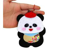 Animal Shaker Pendant Craft Toys Non-woven Handmade Keychain Decoration Family Activity Game Educational Craft Toys for Toddlers