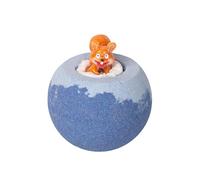 Animal Shape Bath Ball for Kids Natural Essential Oils 100g Each Gentle Moisturizing Bubble Salt for Sensitive Skin Natural Baby