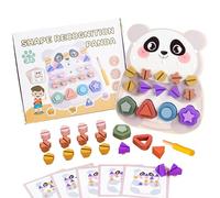 Animal Shape Sorter, Wooden Color Matching Puzzle for, Fine Motor Skill Development Toy, Learning Game for Preschoolers, Early Education Sensory Play Kit, BPA Free Natural Wood Bra