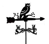 Animal Shape Weathervane,Stainless Steel Durable Retro Farm Weather Vane Wind Vane Weathercock Ornament Professional Measuring Tools Garden Decoration