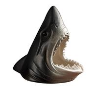Animal Shaped Ashtray for Cigarette, Art Ceramics Ashtray Decor Ornaments for Home Office Bar (Shark (Grey))