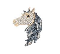 Animal Shaped Brooch Sparkling Rhinestones Fashion Statement Alloy Brooch