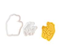 Animal Shaped Cookie Stamp for Baking Enthusiasts Silicone Biscuits Molds Cookie Making Practical Kitchen Tool Cartoon Animal Cutter