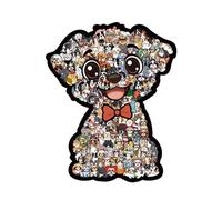 Animal Shaped Dog Puzzle - Challenging Precise Decor,Dog Puzzle Frame | for Lovers Adults Wall Shelf Home Family Friends Indoor