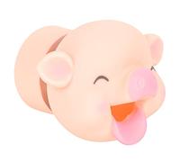 Animal Shaped Faucet Extender for Baby and Child Pink Silicone | Cartoon Design, Softens Water Flow, Promotes Independence, Bathroom Safety Use