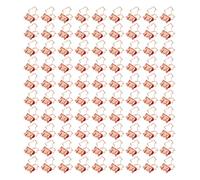 Animal Shaped Metal Paper Clips, with Hollow Design, for Light Duty Paper Organization, 100 Piece Set