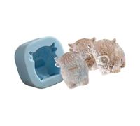 Animal Shaped Silicone Ice Trays Rabbits Cattle Designs Quick Freeze for Drink Parties Home Commercial Use Cattle Ice Cubes