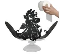 Animal Shaped Toilet Roll Holder | Loo Roll Holder Free Standing | Metal Toilet Paper Roll Holder Bathroom Tissue Paper Roll Storage Container Holds Up To 7 Rolls For Bathroom, Home, Kitchen