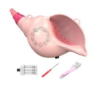 Animal Shell Horn Toy | ABS, 8x20x10.5 cm, 54 Sound Effects, Double | Children's Musical Instrument with 4 Levels Lighting, Built-in Battery | Blow Toy Lung Development