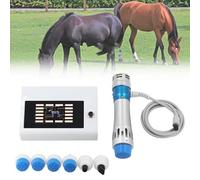Animal Shock Wave Massager, Professional Extracorporeal Shock Wave Therapy Device for Pain Relief, with 7 Heads and 1 Handle, Non-Invasive Body Massage Tool