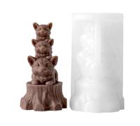 Animal Silicone Candle Molds | Stackable and Reusable 3D Candle Moulds | Animal Candle Mould - for Birthday Party Office Living Room Bedroom School Dorm and Use
