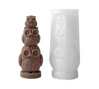 Animal Silicone Candle Moulds, Reusable Cute 3D Cookie Cutter, Multi-Layer, Silicone Candle Mould, for Thanksgiving, Holiday, Party, Offices, Home, Room, Desk, Desktop, School