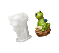 Animal Silicone Mold Frogs Design Without Cutting Needed Creative Crafting Projects for Tabletop Garden Decoration Animal Resin Mold