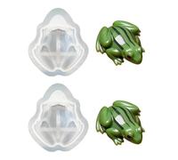 Animal Silicone Molds, 2/3Pcs Frog/Lizard/Turtle Resin Molds Flexible Baking Mold for Candle, Fondant, Craft Making