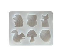 Animal Silicone Molds - 50g Silicones Bendable Tool Gadget,3D Animals MolDs,for Cement Plaster Baking Soap Candle Making Beginner Home Kitchen