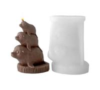 Animal Silicone Molds | Stackable, Cute, Reusable 3D Home Decoration - Reusable Animal Molds, for Holiday, Birthday, Party, Office, Home, Room, Desk, W